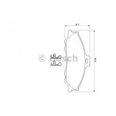 BOSCH Σετ τακάκια 0 986 424 720