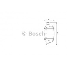 BOSCH Σετ τακάκια 0 986 424 756