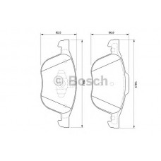 BOSCH Σετ τακάκια 0 986 424 794