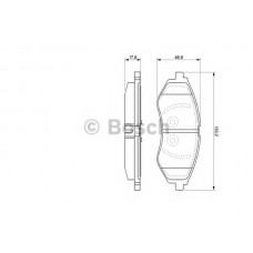 BOSCH Σετ τακάκια 0 986 424 818