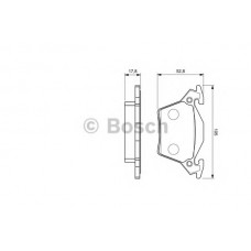 BOSCH Σετ τακάκια 0 986 460 002