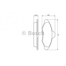 BOSCH Σετ τακάκια 0 986 460 949