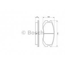 BOSCH Σετ τακάκια 0 986 460 980