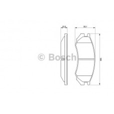 BOSCH Σετ τακάκια 0 986 460 981