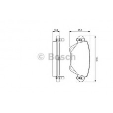 BOSCH Σετ τακάκια 0 986 494 046