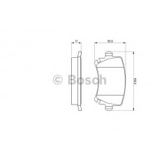 BOSCH Σετ τακάκια 0 986 494 053