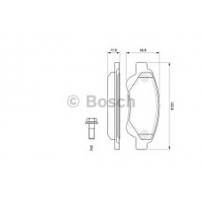 BOSCH Σετ τακάκια 0 986 494 065