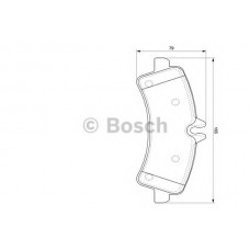 BOSCH Σετ τακάκια 0 986 494 122