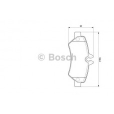 BOSCH Σετ τακάκια 0 986 494 123