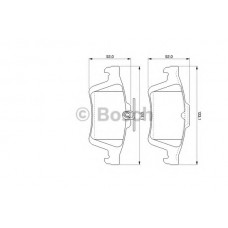 BOSCH Σετ τακάκια 0 986 494 127