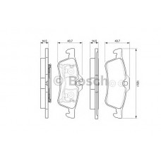 BOSCH Σετ τακάκια 0 986 494 130