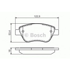 BOSCH Σετ τακάκια 0 986 494 132