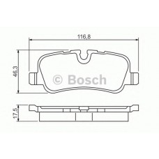 BOSCH Σετ τακάκια 0 986 494 148