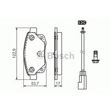 BOSCH Σετ τακάκια 0 986 494 171