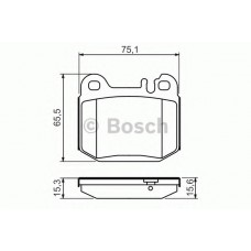BOSCH Σετ τακάκια 0 986 494 410