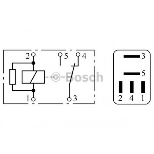 BOSCH Εγκέφαλος προθέρμανσης 0 332 201 107