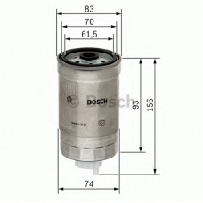 BOSCH Φίλτρο καυσίμου 1 457 434 106