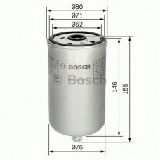BOSCH Φίλτρο καυσίμου 1 457 434 447