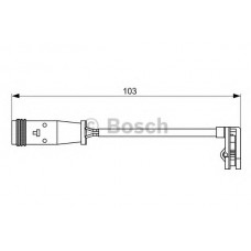 BOSCH Δείκτης φθοράς τακάκι 1 987 473 037