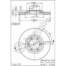 BRECO Δισκόπλακα BS 7355
