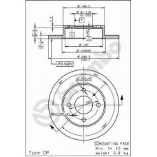 BRECO Δισκόπλακα BS 7360