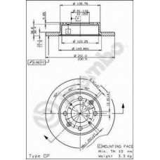 BRECO Δισκόπλακα BS 7378