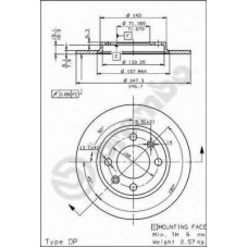 BRECO Δισκόπλακα BS 7408