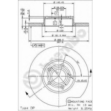 BRECO Δισκόπλακα BS 7463