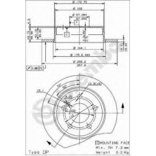 BRECO Δισκόπλακα BS 7472