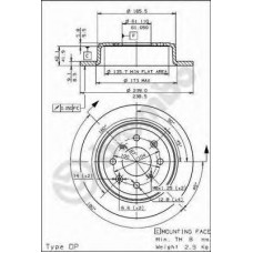 BRECO Δισκόπλακα BS 7477