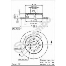 BRECO Δισκόπλακα BS 7487