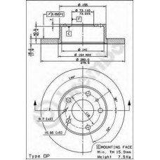 BRECO Δισκόπλακα BS 7501