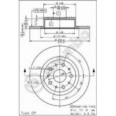 BRECO Δισκόπλακα BS 7507