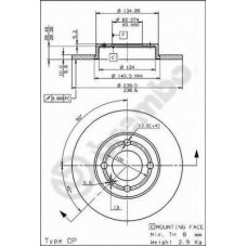 BRECO Δισκόπλακα BS 7508