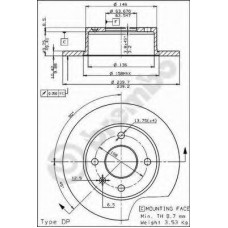 BRECO Δισκόπλακα BS 7525