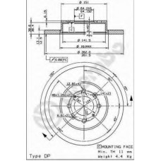 BRECO Δισκόπλακα BS 7533