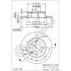 BRECO Δισκόπλακα BS 7536