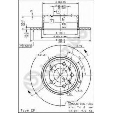 BRECO Δισκόπλακα BS 7541