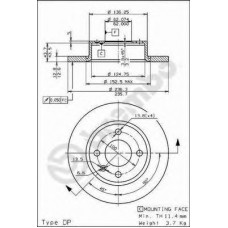 BRECO Δισκόπλακα BS 7555