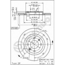 BRECO Δισκόπλακα BS 7557