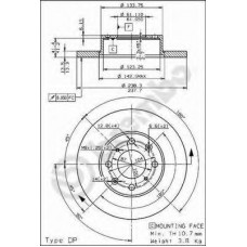 BRECO Δισκόπλακα BS 7562