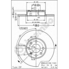 BRECO Δισκόπλακα BS 7572