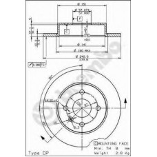 BRECO Δισκόπλακα BS 7573