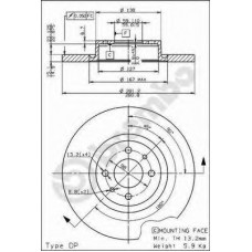 BRECO Δισκόπλακα BS 7578