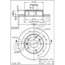 BRECO Δισκόπλακα BS 7586