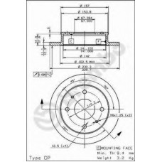 BRECO Δισκόπλακα BS 7588