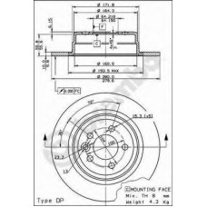 BRECO Δισκόπλακα BS 7590