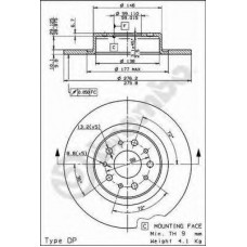 BRECO Δισκόπλακα BS 7604
