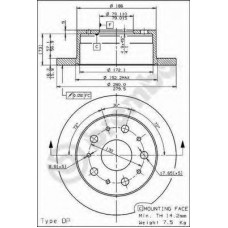 BRECO Δισκόπλακα BS 7607