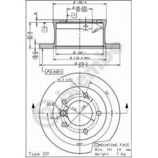 BRECO Δισκόπλακα BS 7611